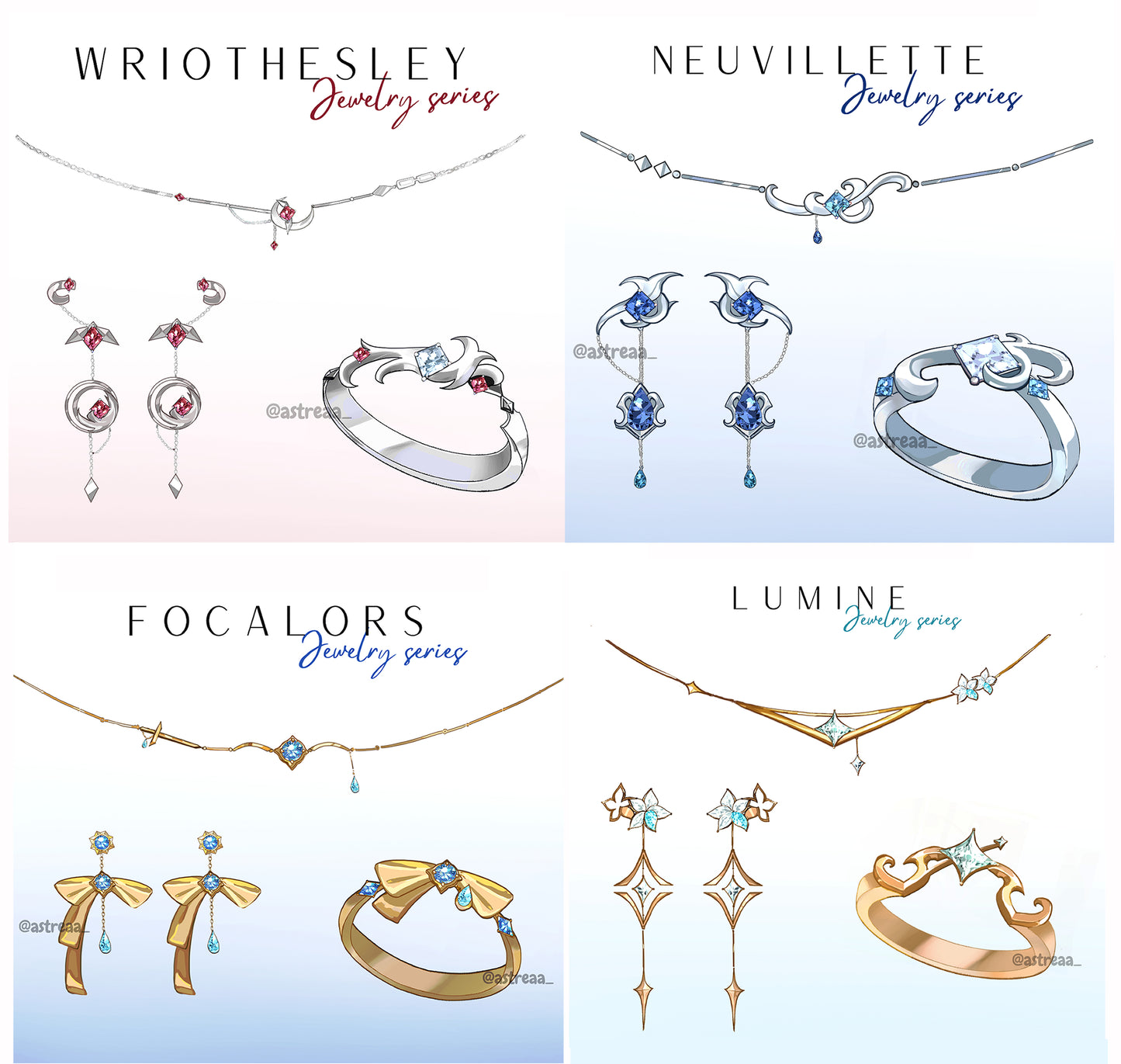 Lumine - Genshin Impact Jewelry Collection