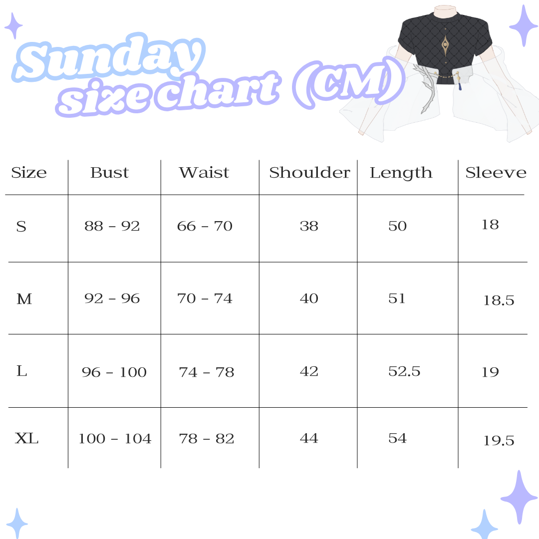 Honkai Star Rail - Sunday shirt & outer piece