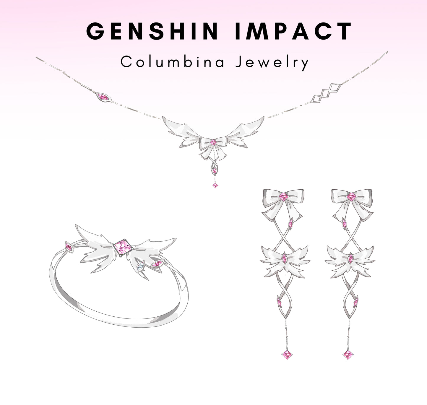 Columbina - Genshin Impact Jewelry Collection