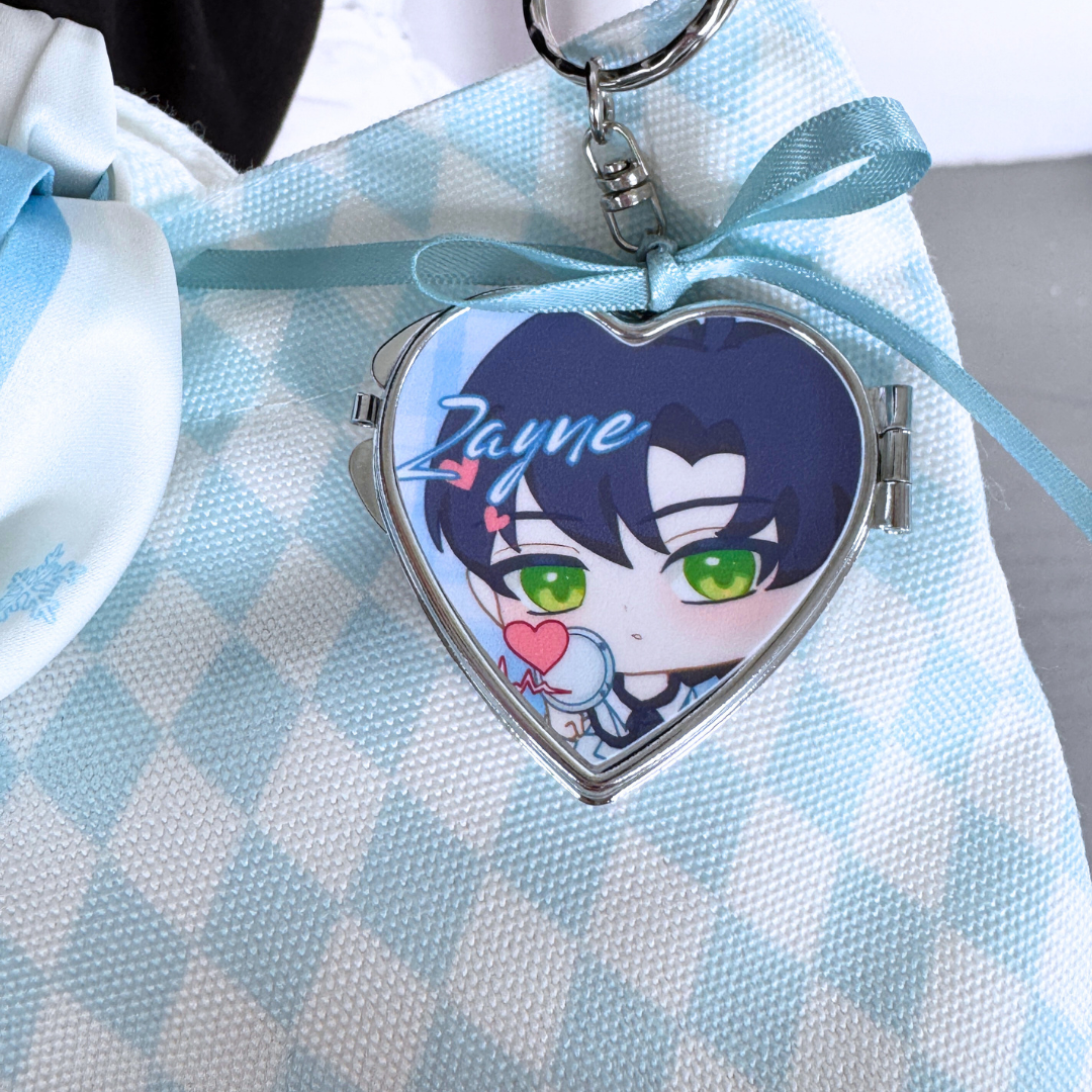Love & Deepspace Heart Mirror Charms