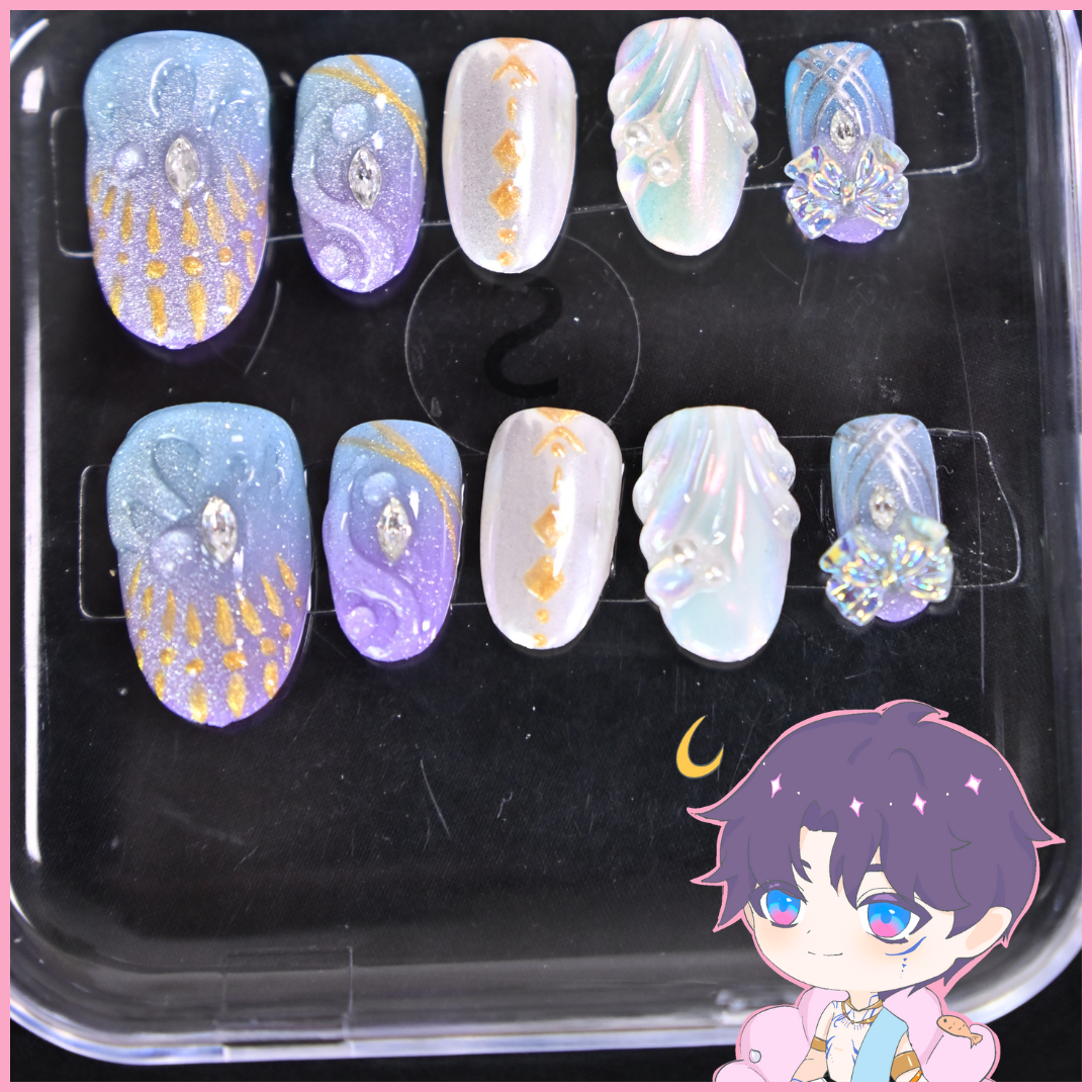 Rafayel - Love & Deepspace Themed Press On Nails