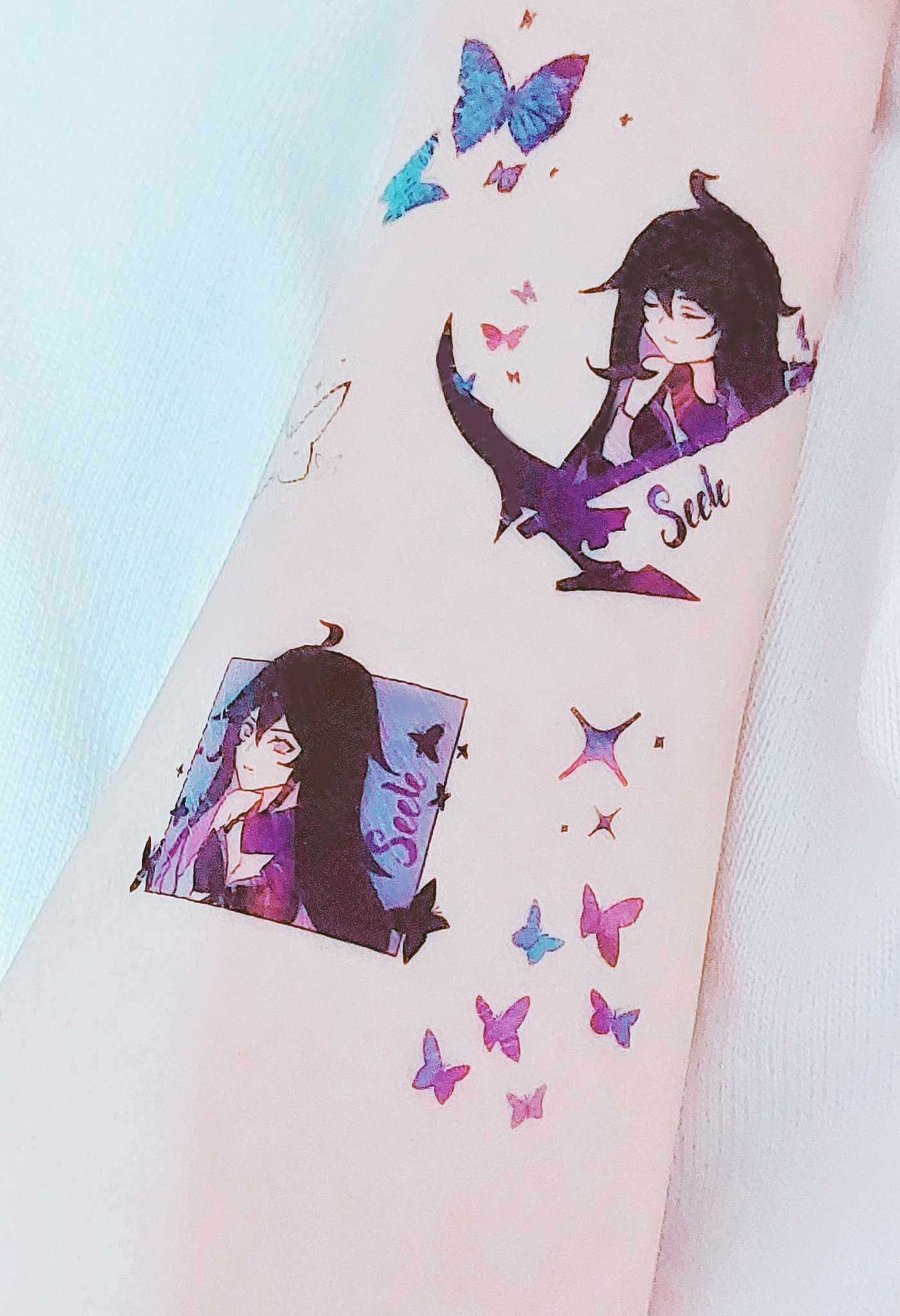Honkai Star Rail Seele Temporary Tattoos Set