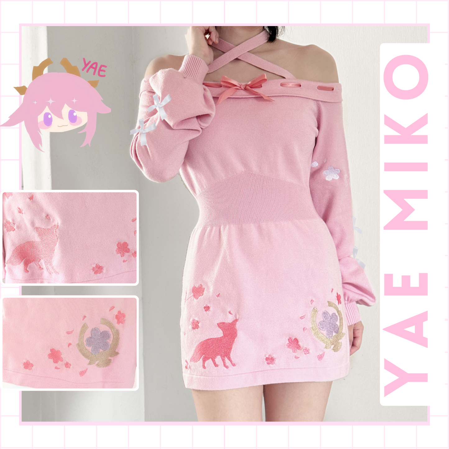 Genshin Impact - Yae Miko Themed Dress