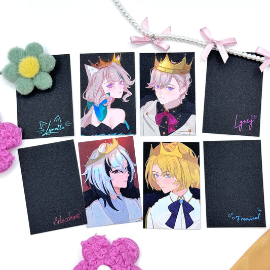 Genshin Impact Glitter Photocards (House of the Hearth)