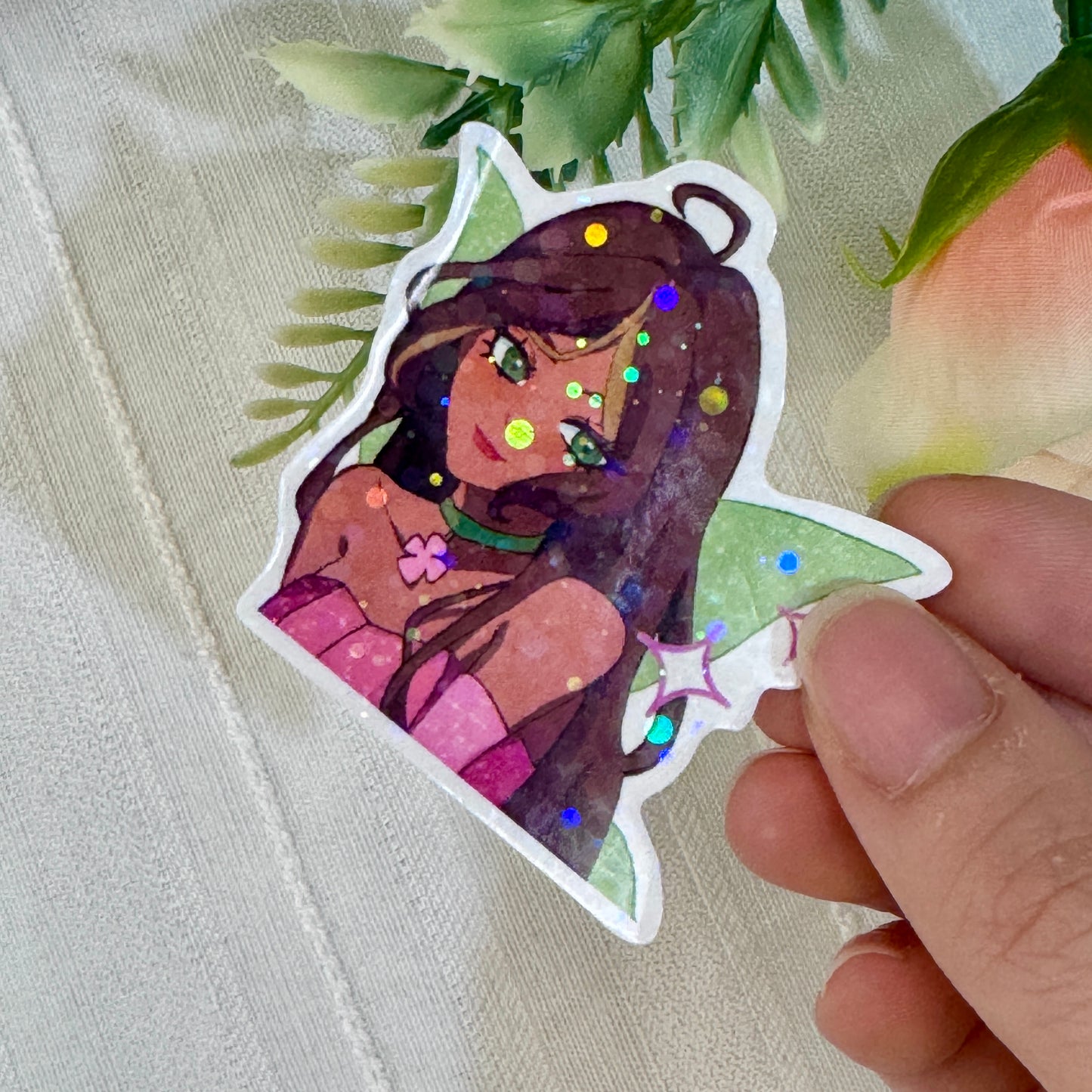 Winx club glitter sticker set