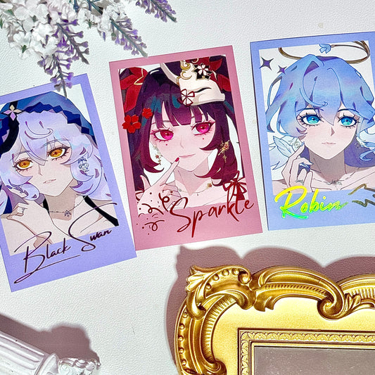 Honkai Star Rail Holo Foil Photocards