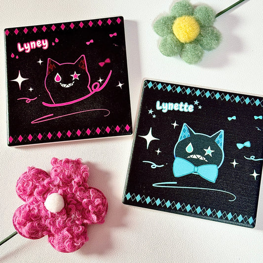 Genshin Impact Lyney & Lynette Diatomite Coasters
