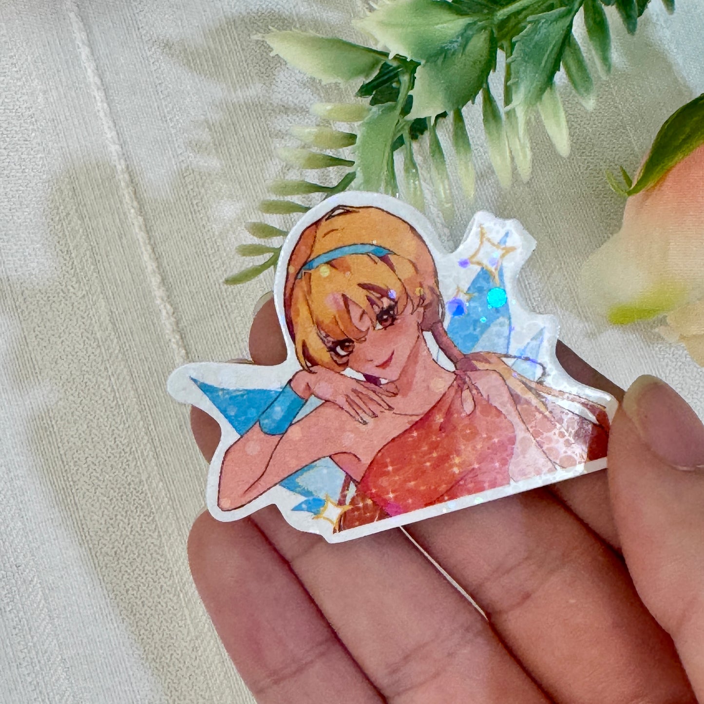 Winx club glitter sticker set