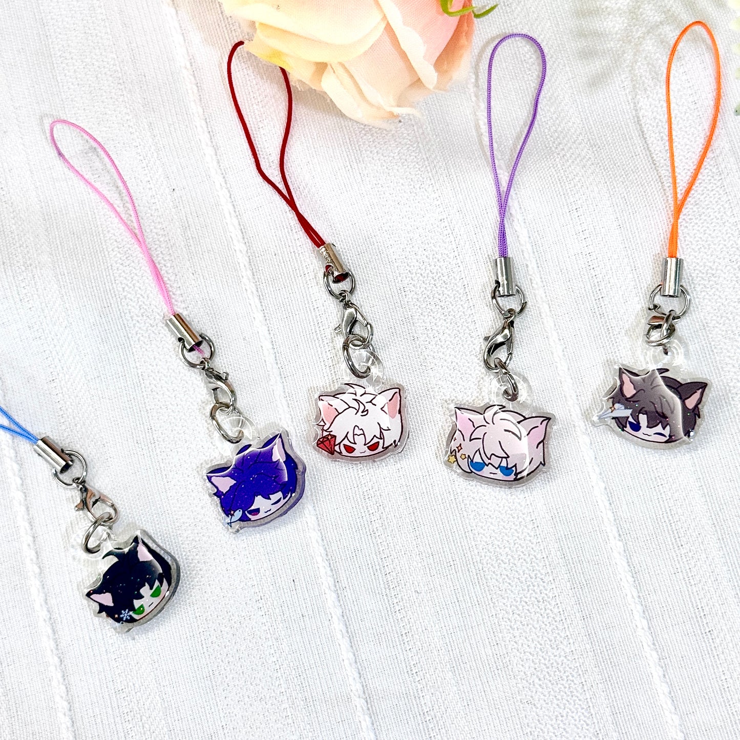 Love & Deepspace 2CM Mini Cat Charms