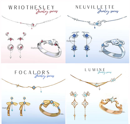Lumine - Genshin Impact Jewelry Collection