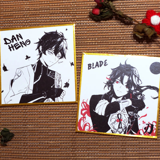Honkai Star Rail Shikishi prints - Blade / Dan Heng