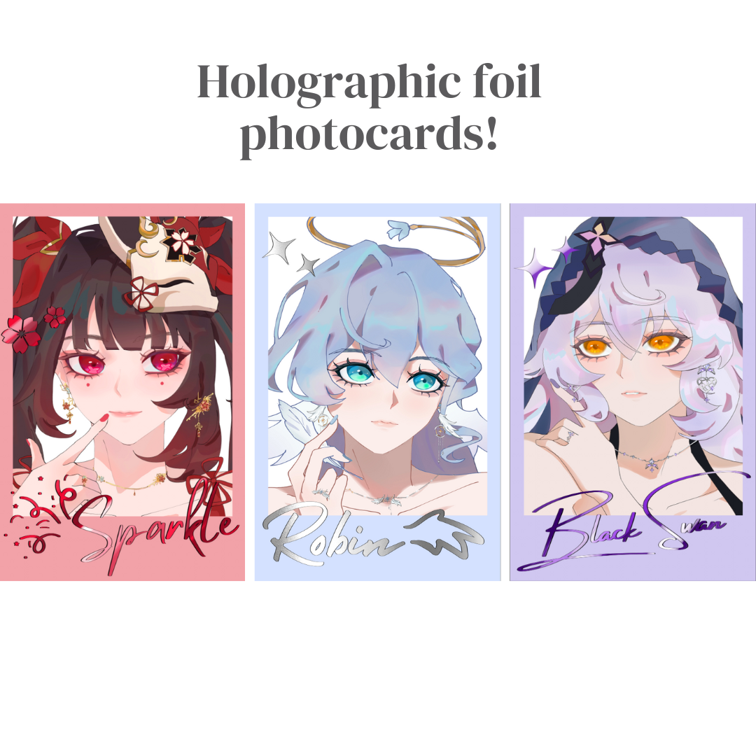 Honkai Star Rail Holo Foil Photocards