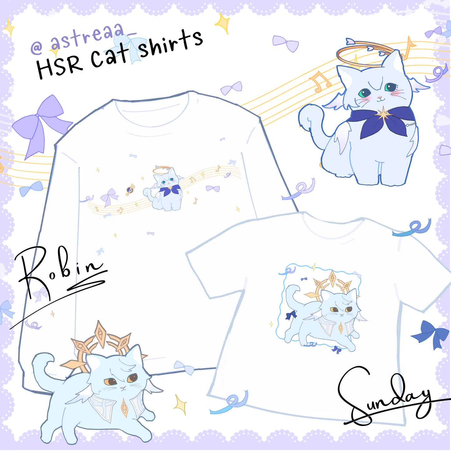 Honkai Star Rail - Cat Sunday Shirt