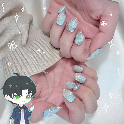 Zayne - Love & Deepspace Themed Press On Nails