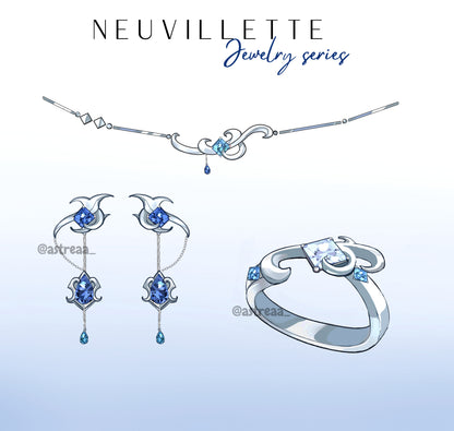 Neuvillette - Genshin Impact Jewelry Collection